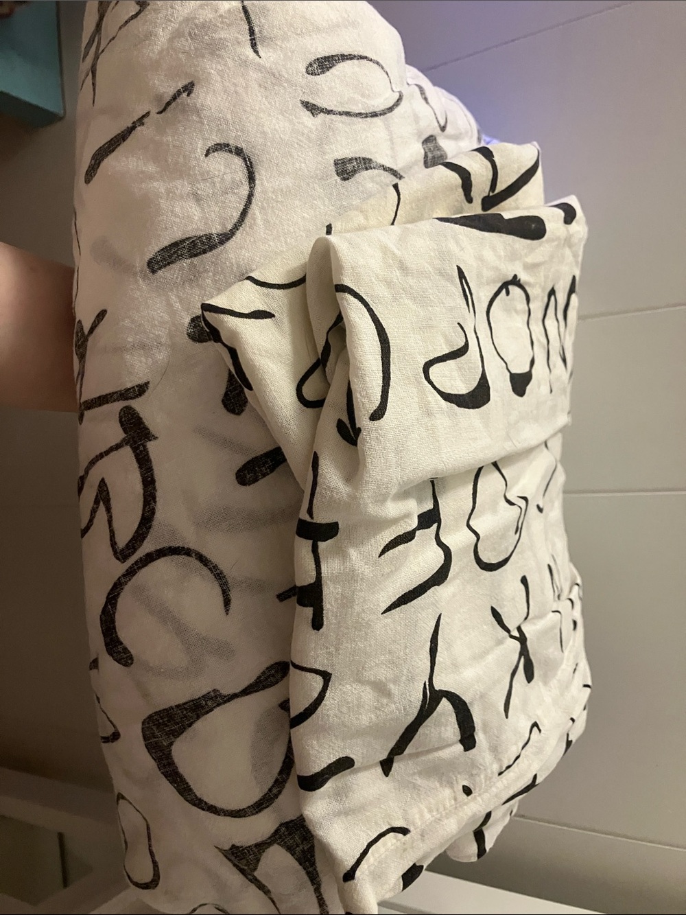 IKEA alphabet duvet cover and sham